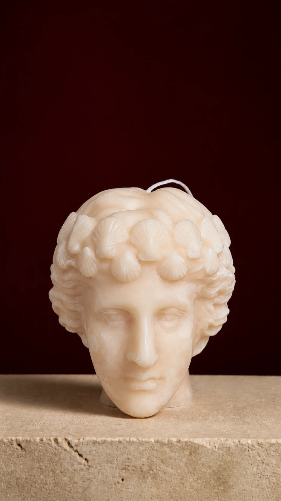 Nausicaa, a cream head candle
