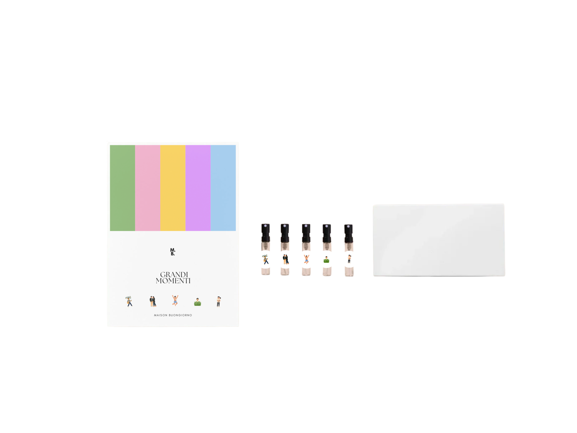 The Discovery Set — five fragrances in miniature